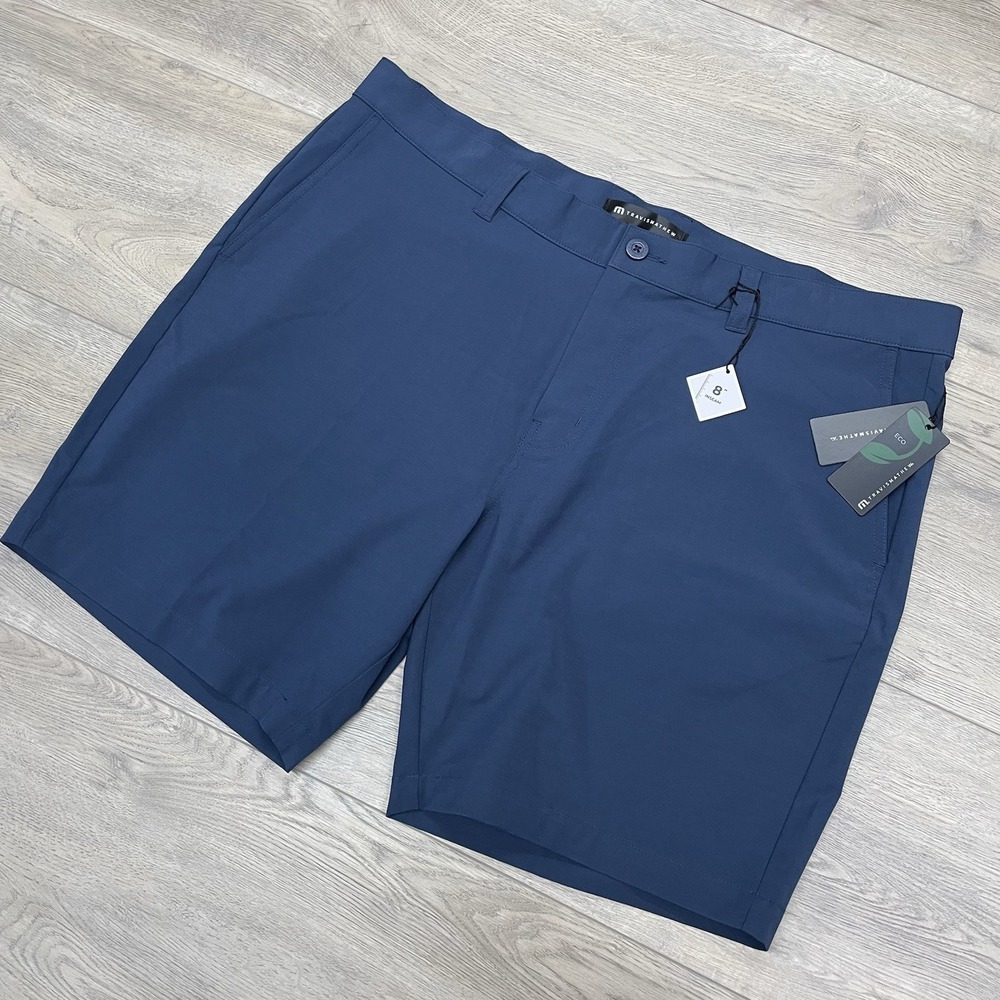 NWT Travis Mathew Tech Chino Short Navy Blue‎ Men Sz 40 Golf Casual
